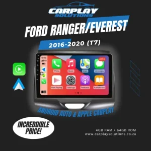 FORD RANGER/EVEREST T7 (2016-2020) Android Radio (Carplay & Android Auto)