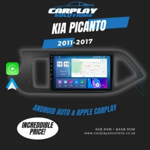 KIA PICANTO (2011-2017) Android Radio (Carplay & Android Auto)