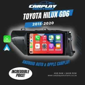 Toyota Hilux GD6 (2015-2020) Android Radio (Carplay & Android Auto)