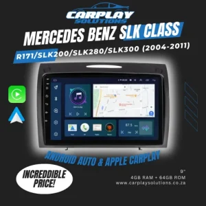 Mercedes-Benz SLK R171 SLK200 SLK280 SLK300 Android Radio (Carplay & Android Auto)