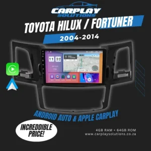 Toyota Hilux Fortuner 2004-2014 Android Radio (Carplay & Android Auto)
