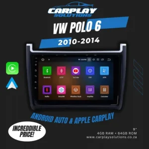VW POLO 6 (2010-2014) Android Radio (Carplay & Android Auto)