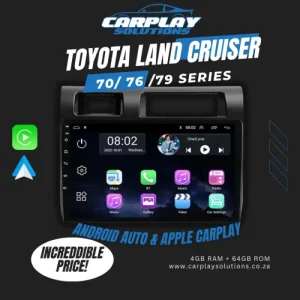 Toyota Land Cruiser 70 76 79 series Android Radio (Carplay & Android Auto)