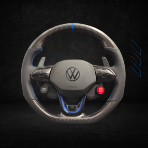 Golf 8 Type (Blue)Carbon Fiber Steering Wheel
