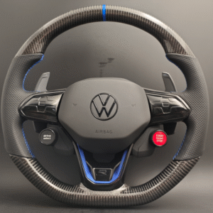 Golf 8 Type (Blue)Carbon Fiber Steering Wheel